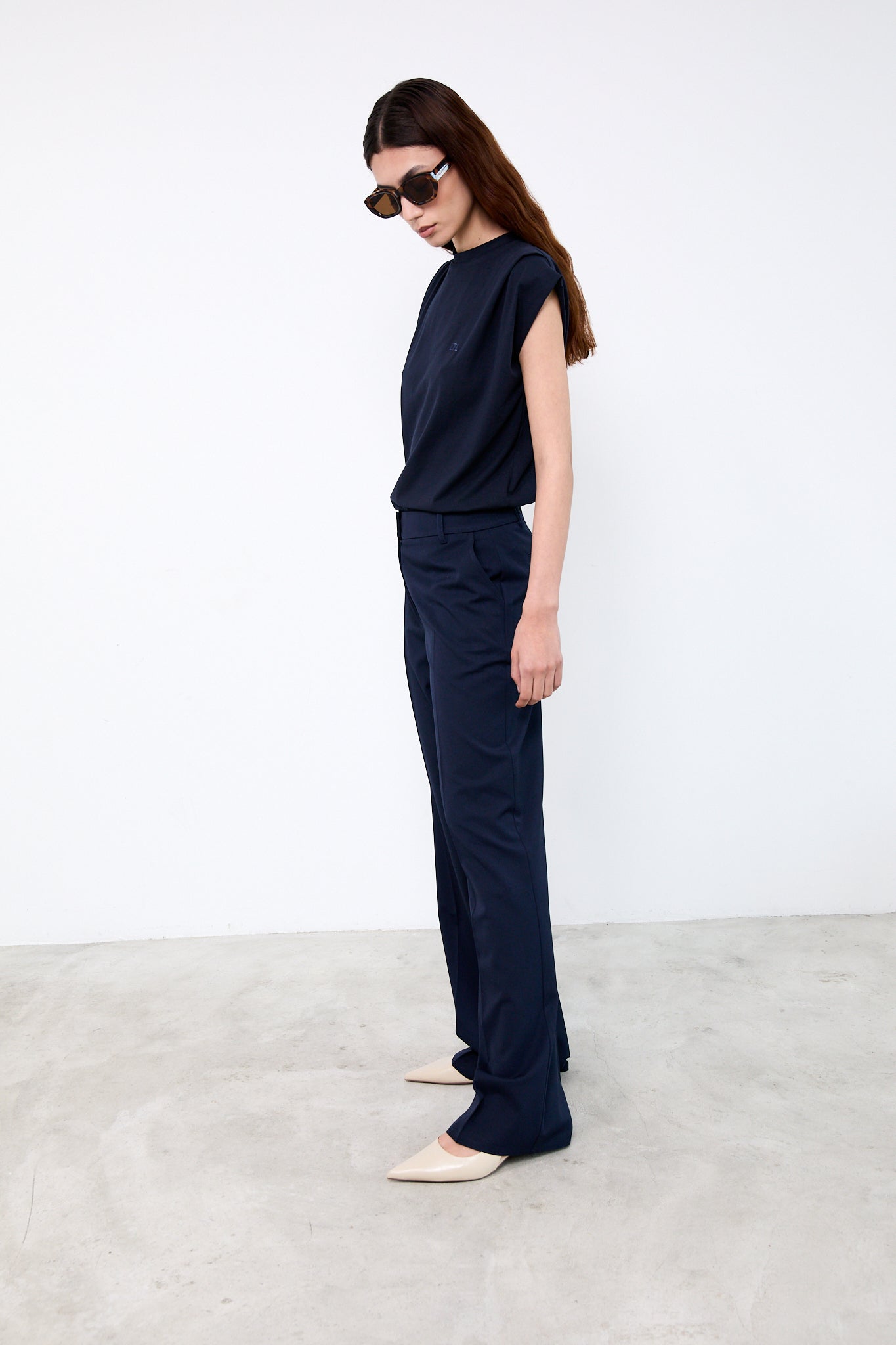 POPPY PANTS|Navy