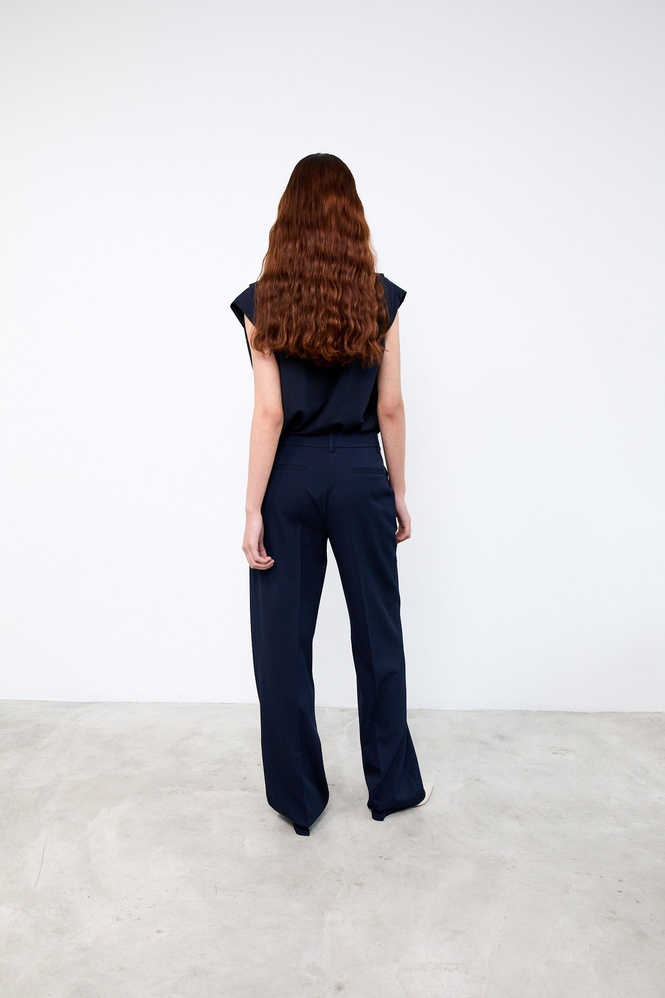 POPPY PANTS|Navy