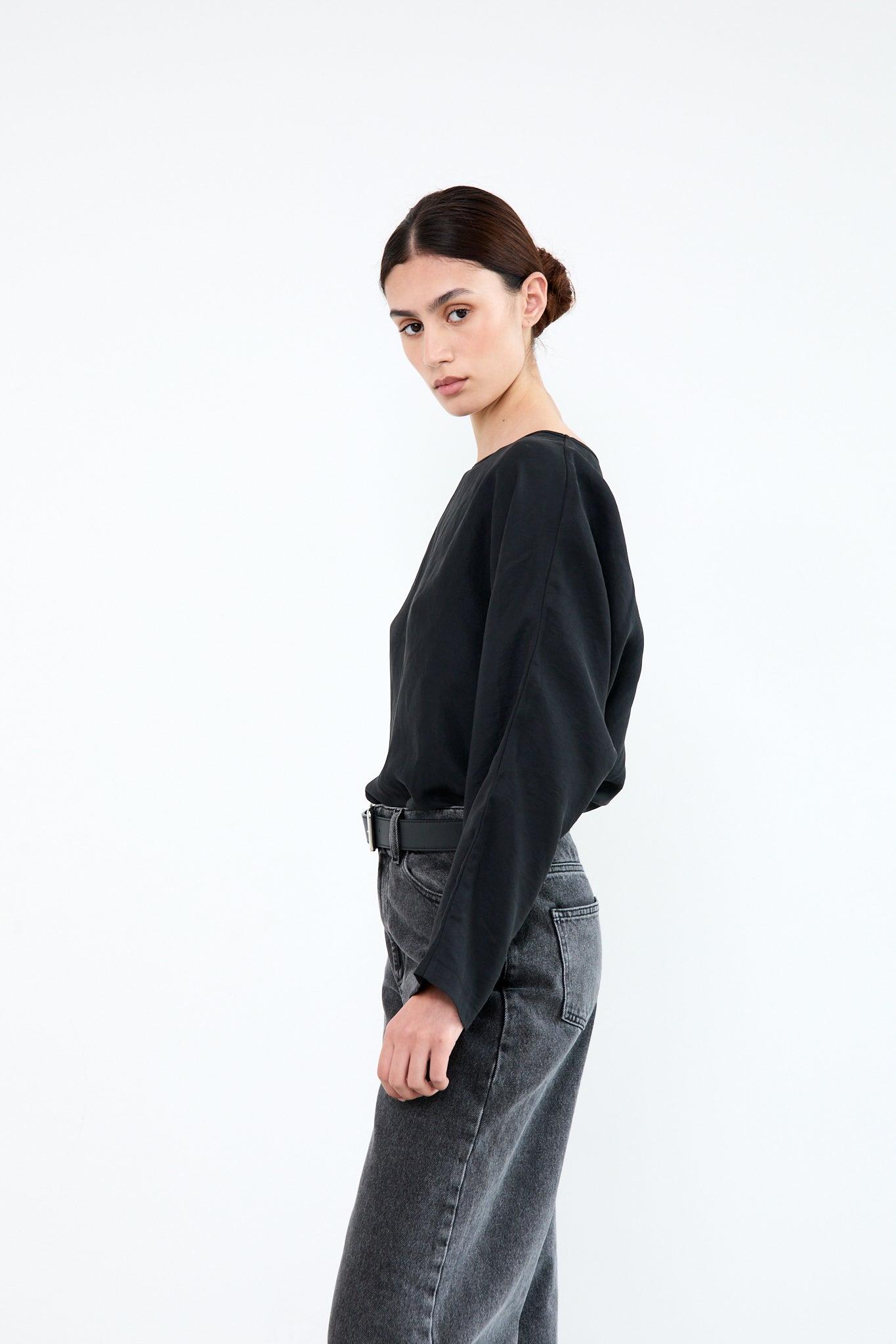 BARBARA BLOUSE|Black