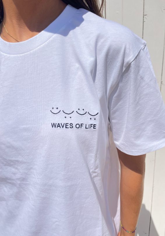 WAVES OF LIFE SHIRT WHITE