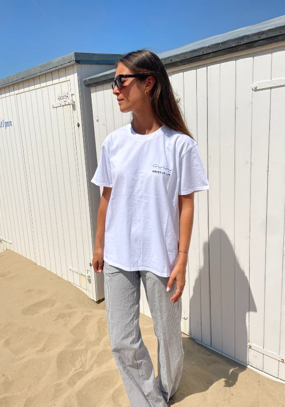 WAVES OF LIFE SHIRT WHITE