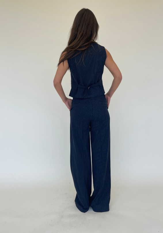 POPPY PANTS | MARINE PINSTRIPE