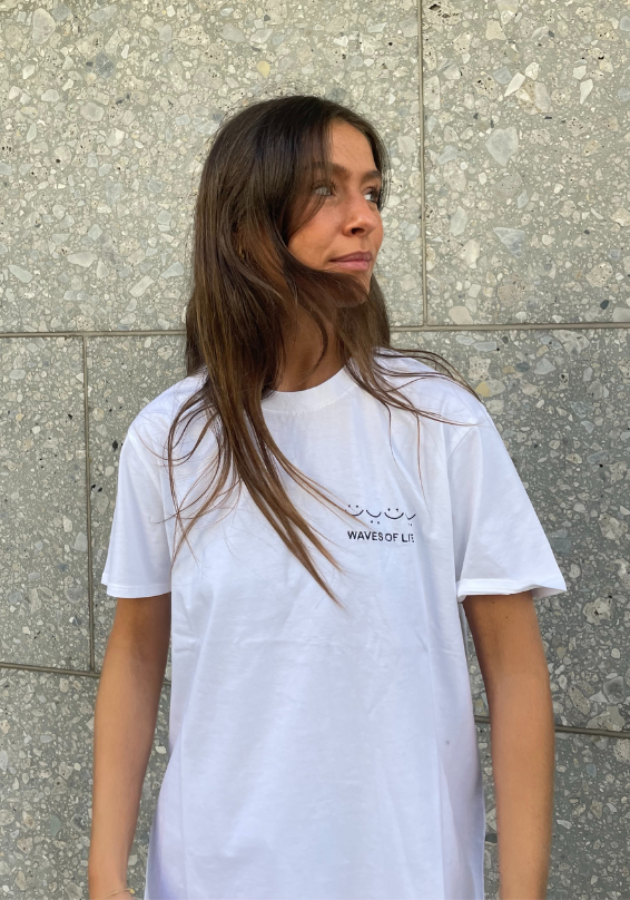WAVES OF LIFE SHIRT WHITE