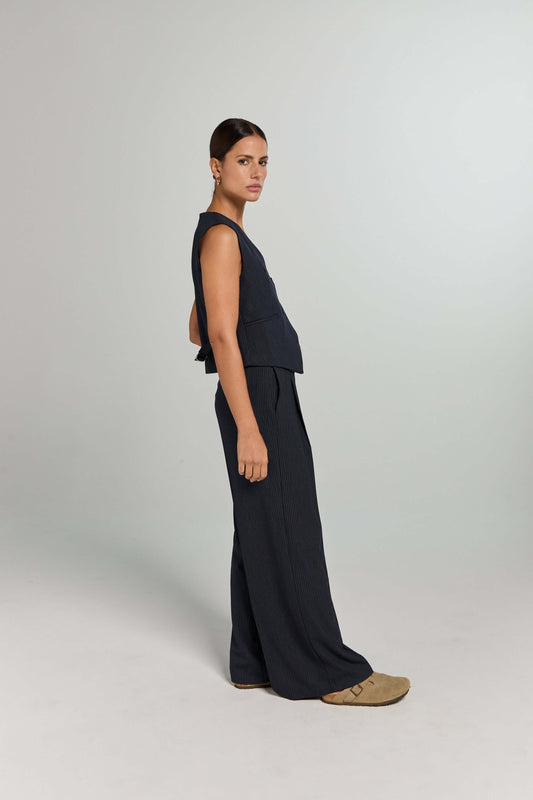 LOGAN PANTS | MARINE PINSTRIPE