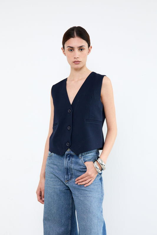 HOPE GILET|Navy