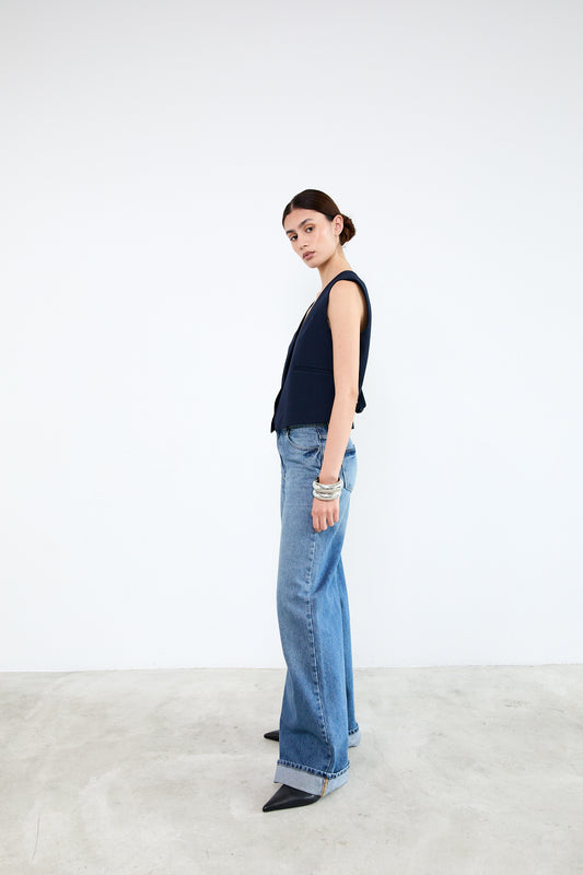HOPE GILET|Navy