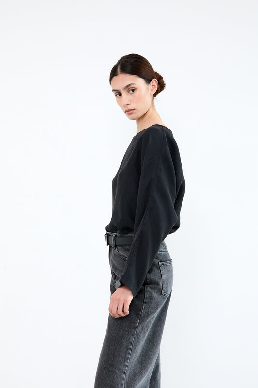 BARBARA BLOUSE|Black