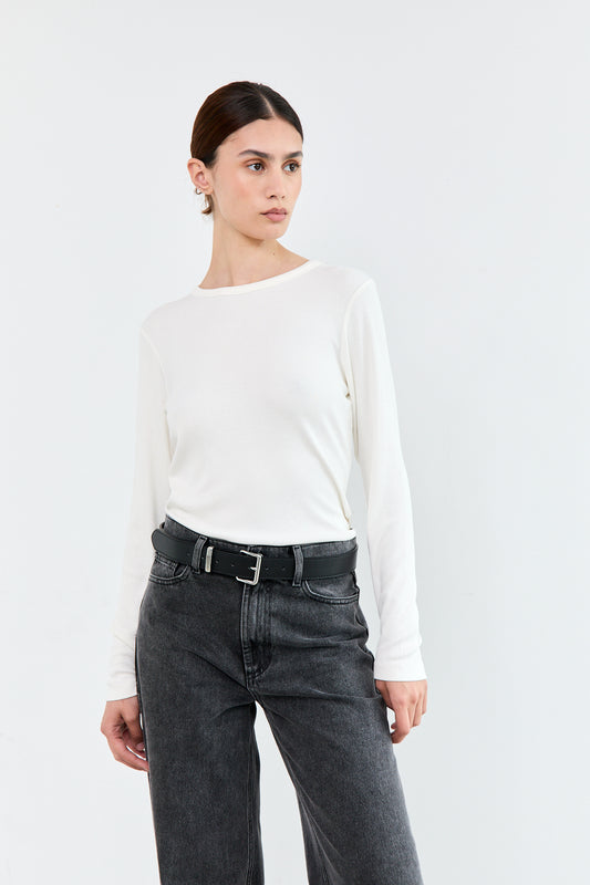 EMILIA T-SHIRT|Ecru