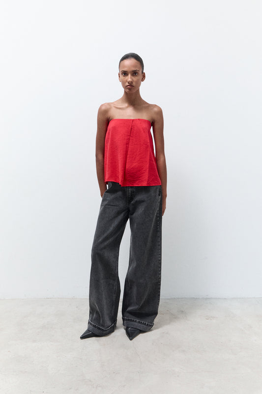 SALMA TOP|Red
