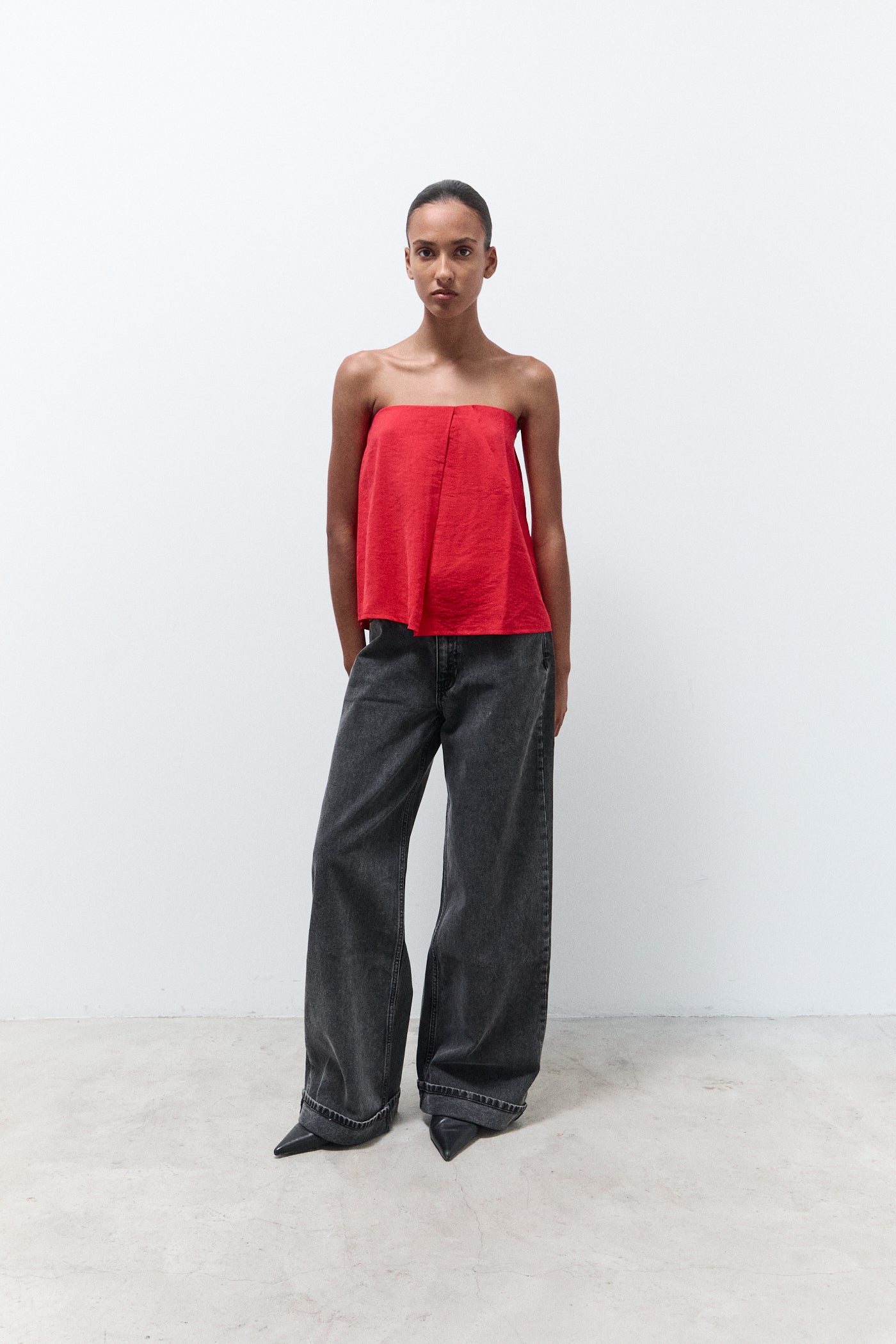 JACQUELINE BLOUSE|Red
