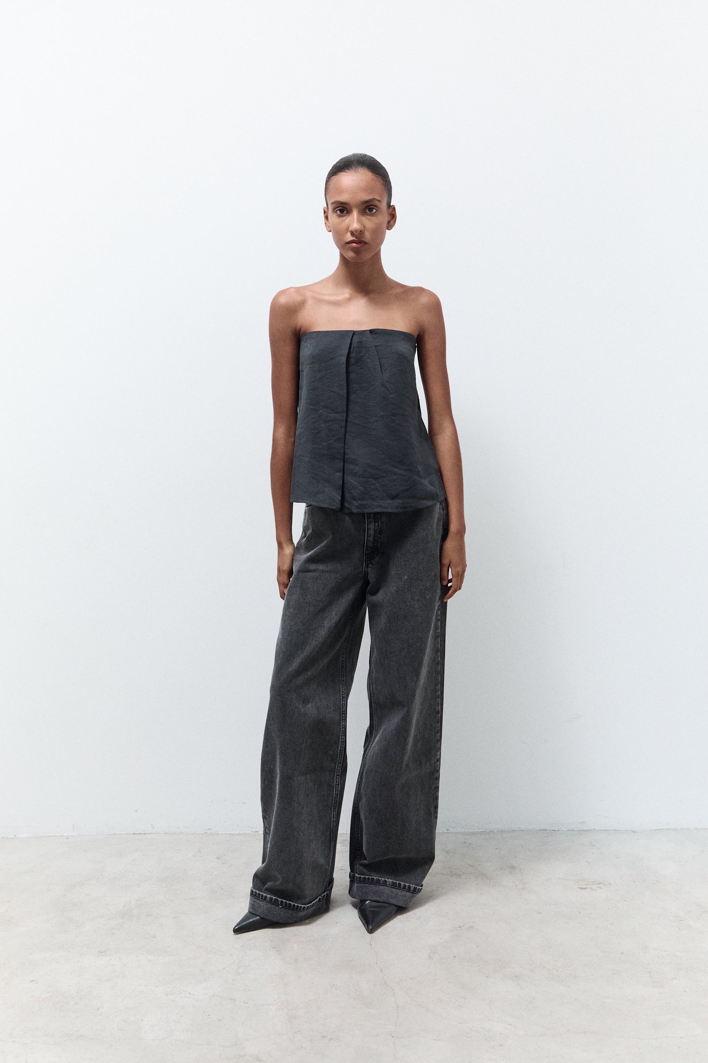 SALMA TOP|Black