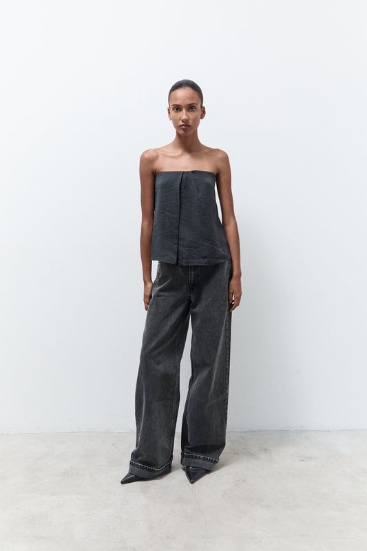SALMA TOP|Black