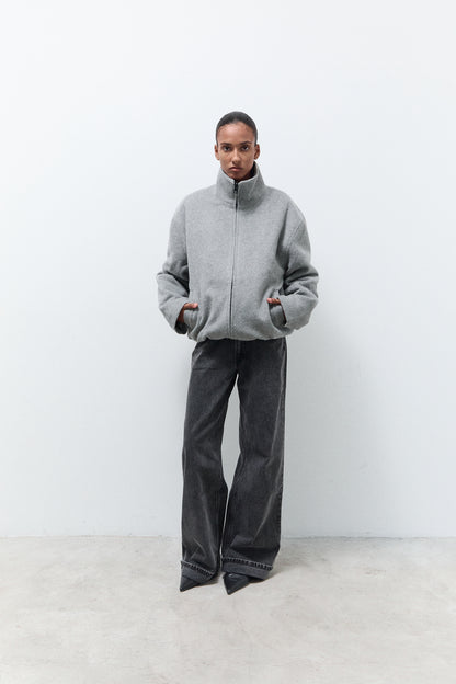 TESS JACKET|Mid Grey