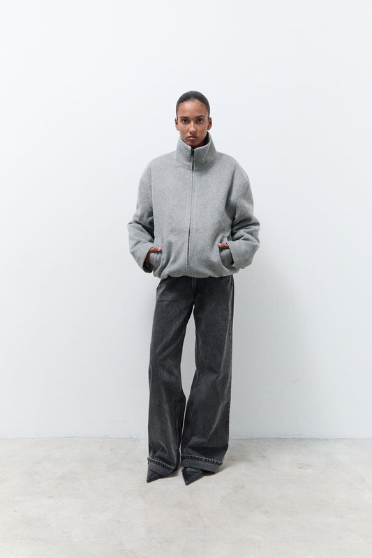 TESS JACKET|Mid Grey