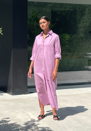 MIA DRESS|MID PURPLE|ARCHIVE