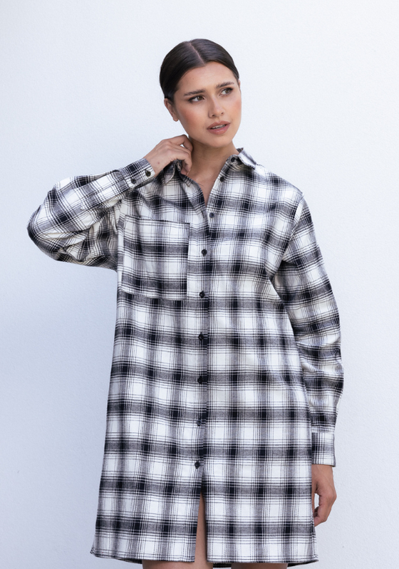 LEXIE DRESS CHECKED