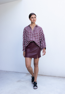  LOUISE SKIRT BURGUNDY
