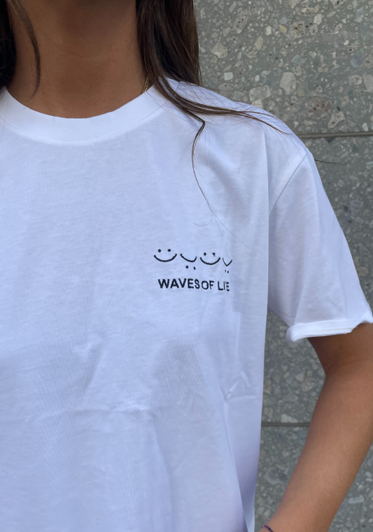 WAVES OF LIFE SHIRT WHITE