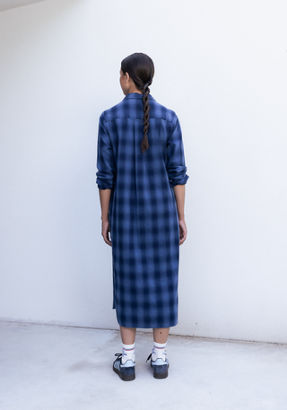 SCOTT DRESS BLUE CHECKED