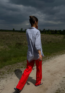  POPPY PANTS BRIGHT RED