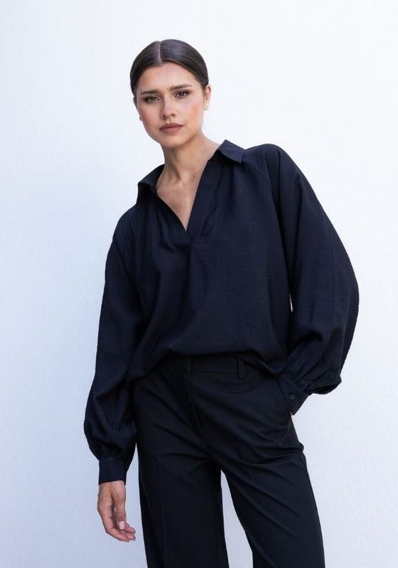 ROSALIE BLOUSE BLACK