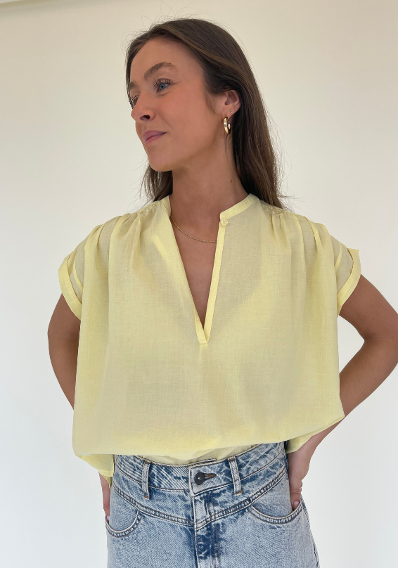 YULIA BLOUSE | LEMON