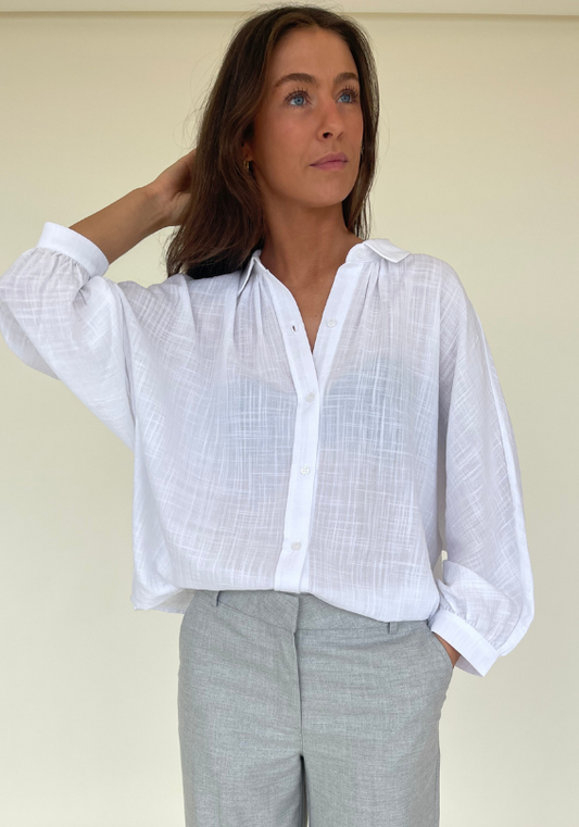 MEL BLOUSE | WHITE