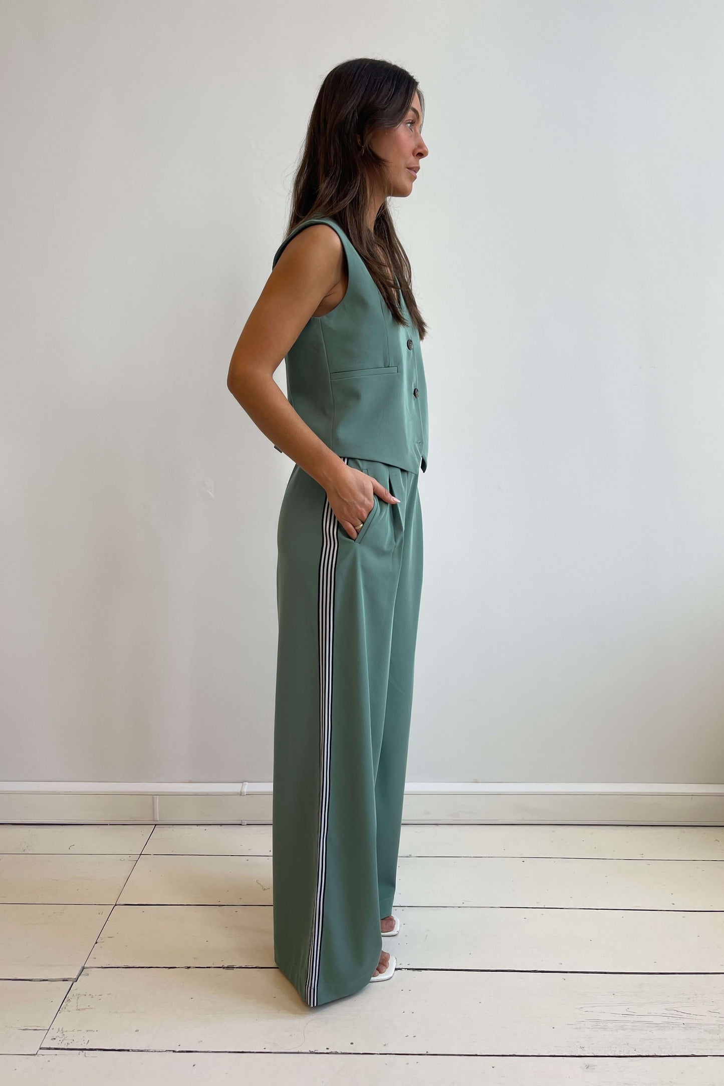 LEONIE PANTS | SOFT GREEN