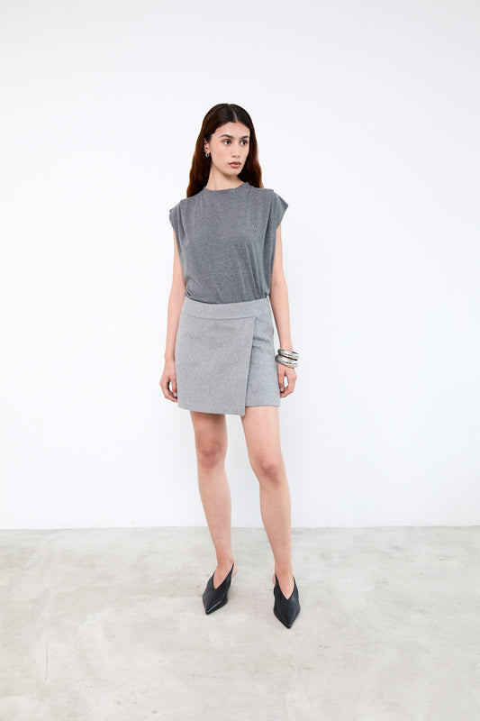 GEMMA SKIRT|Grey