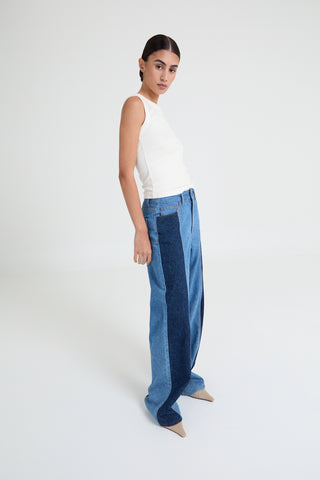 Joey | two toned denim