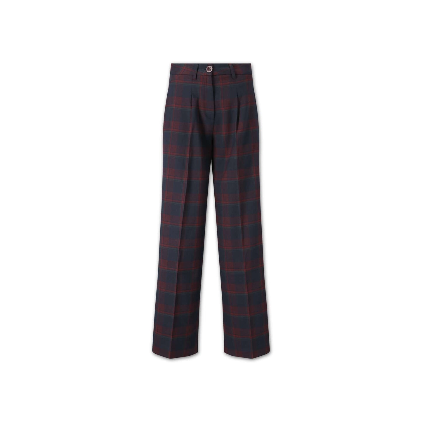 LOGAN|Blue & Burgundy Checked