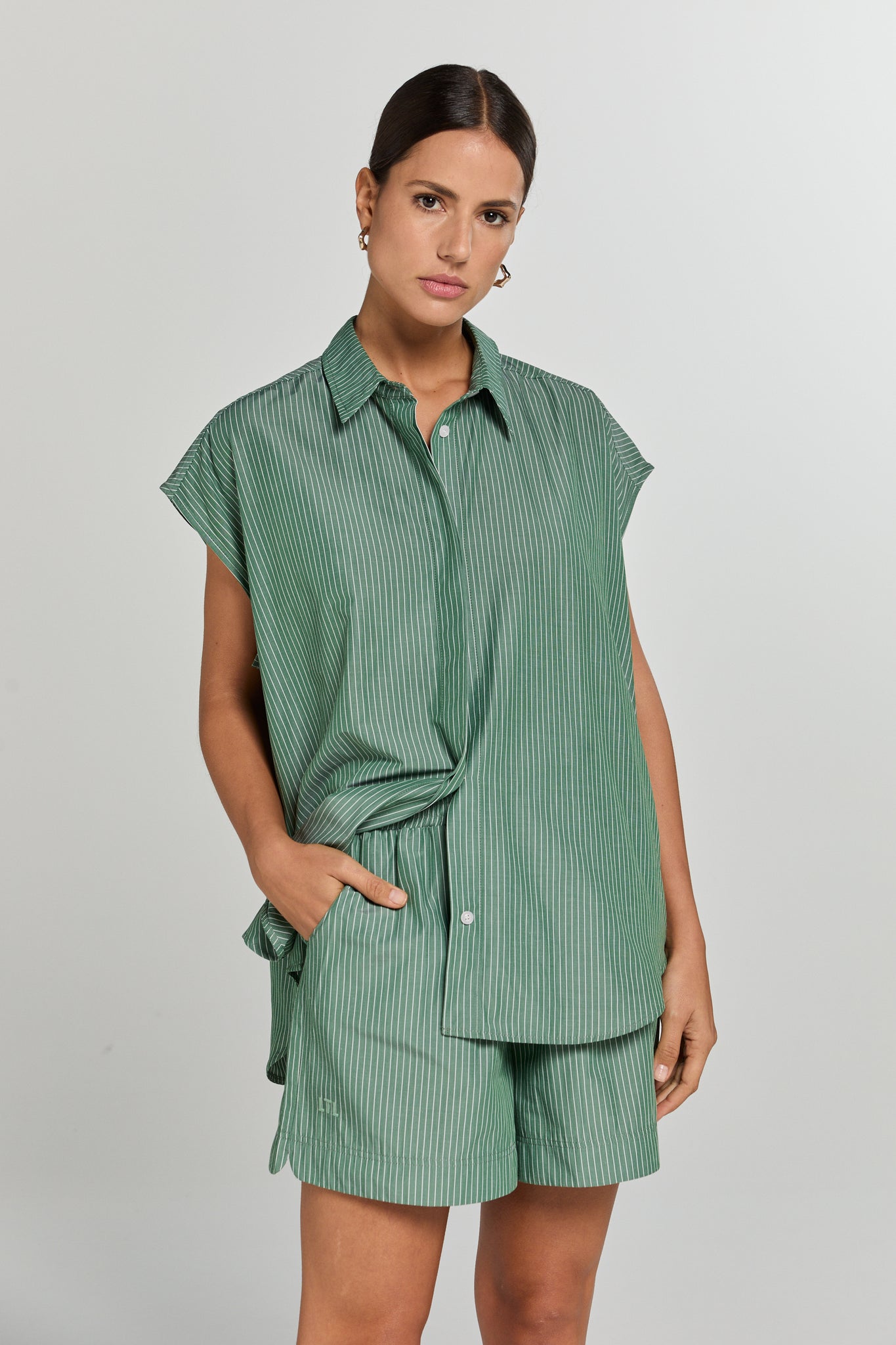 ROSIE|Green striped