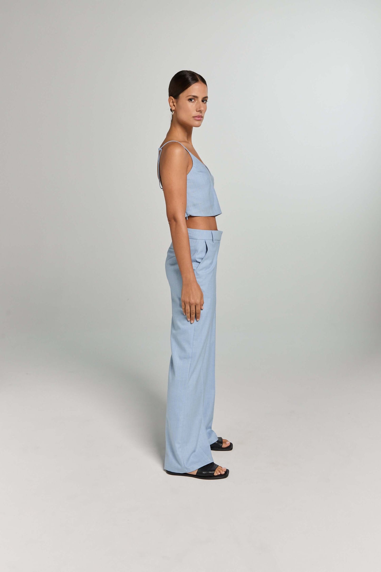 POPPY PANTS | LIGHT BLUE PINSTRIPE