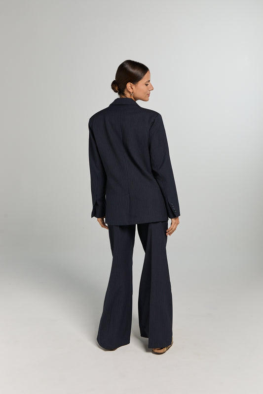 INDY BLAZER | MARINE PINSTRIPE