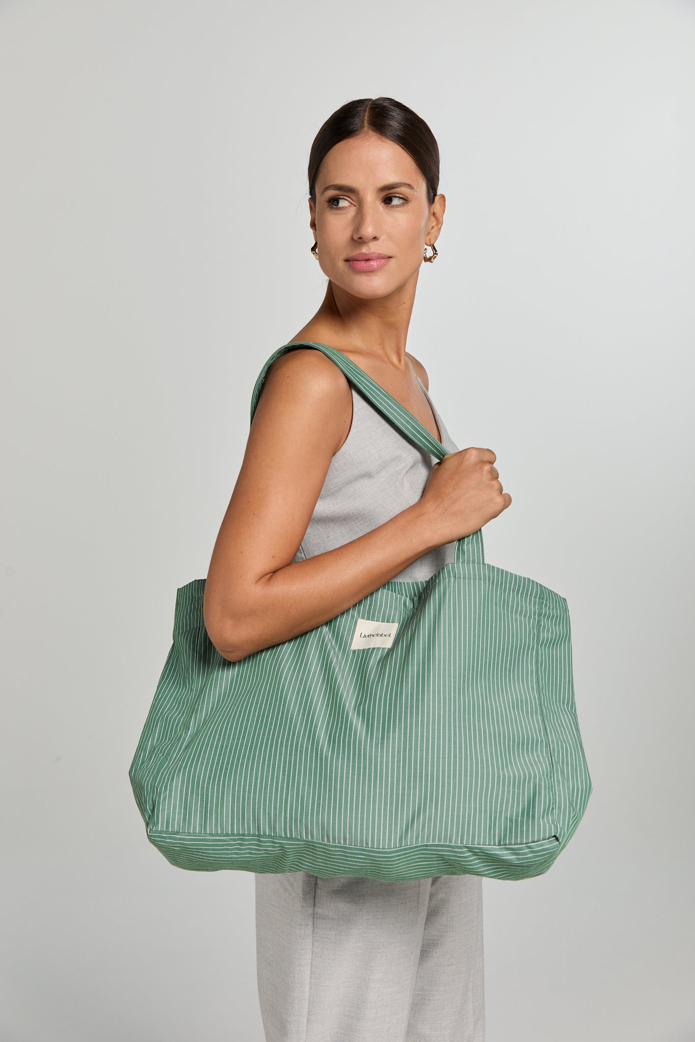 BAG |GREEN STRIPES