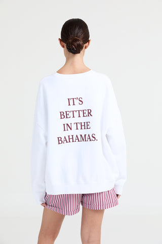 COOPER SWEATER 'It's better in the Bahamas.'