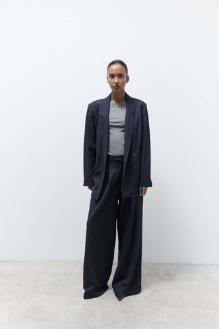 INDY BLAZER | MARINE PINSTRIPE