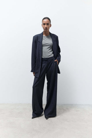 INDY BLAZER | MARINE PINSTRIPE