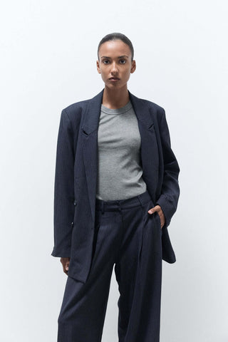 INDY BLAZER | MARINE PINSTRIPE