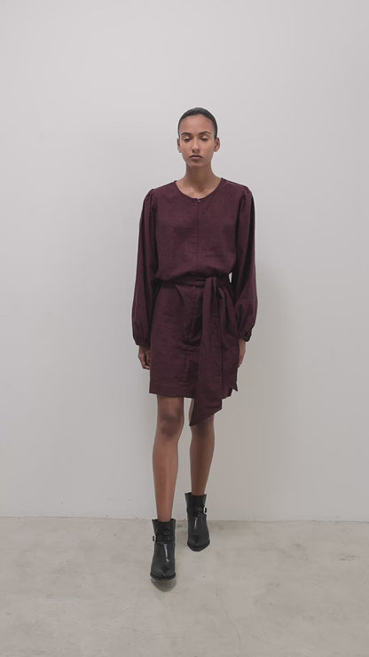 BILLIE DRESS|Red Gingham