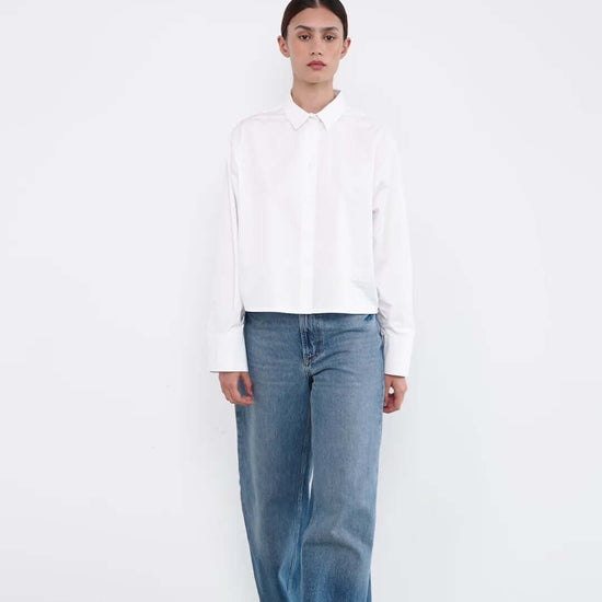women with white shirt