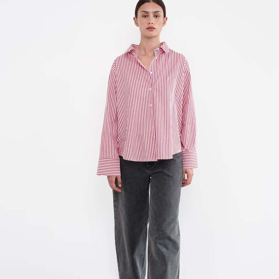 women with striped shirt