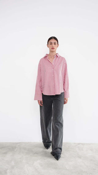 women with striped shirt