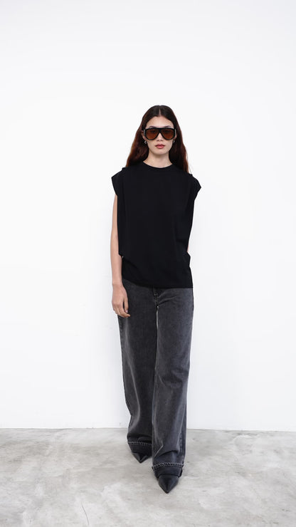 INDIA TOP|Black