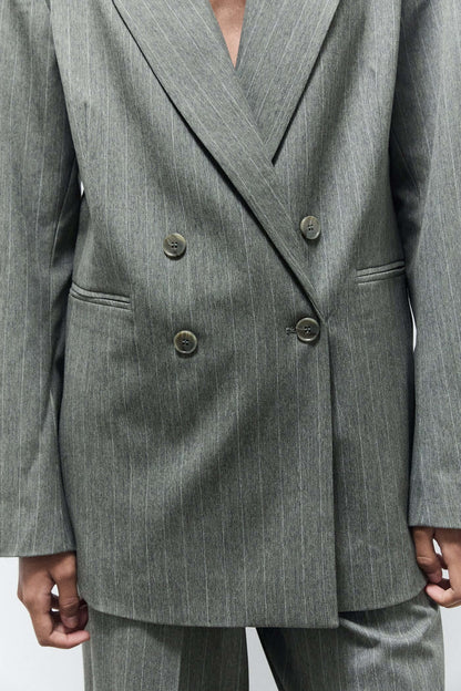gray suit