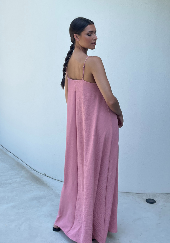 ROSE DRESS|SOFT PINK